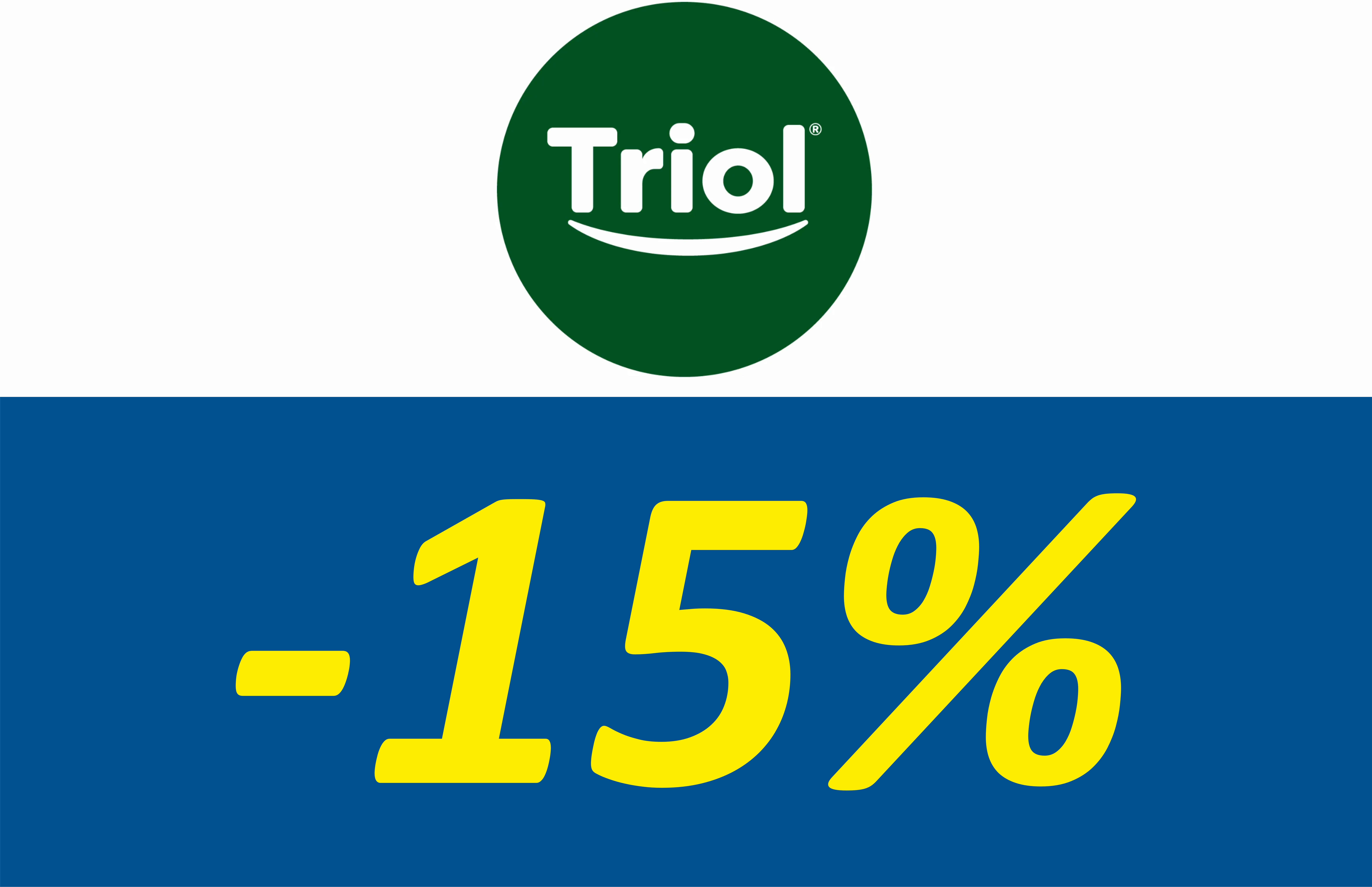 Скидки 15% на продукцию Triol